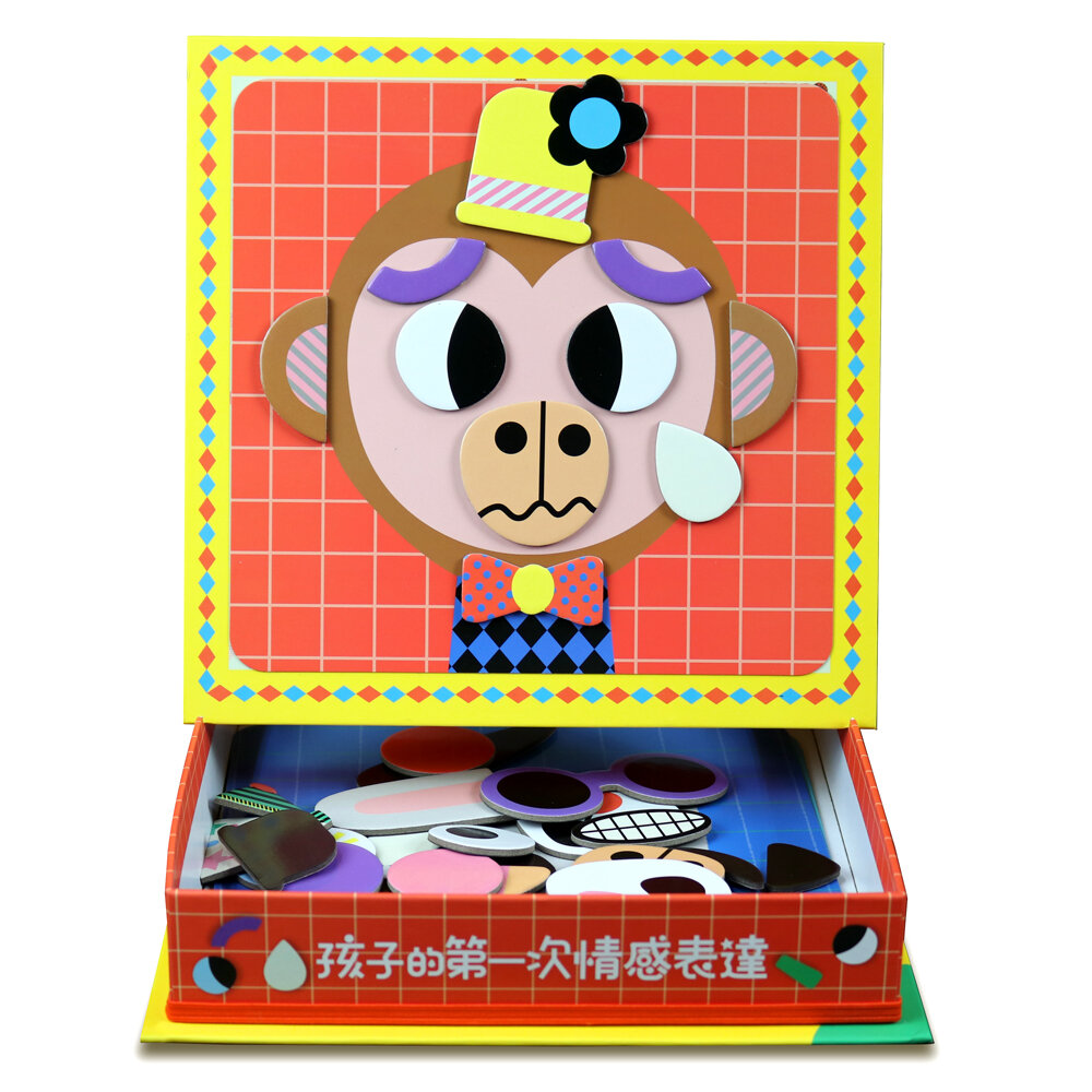 媽媽買 磁鐵遊戲 孩子的第一次情感表達 華碩文化 遊戲書 磁鐵書 情緒管理 繪本 童書-圖片-7