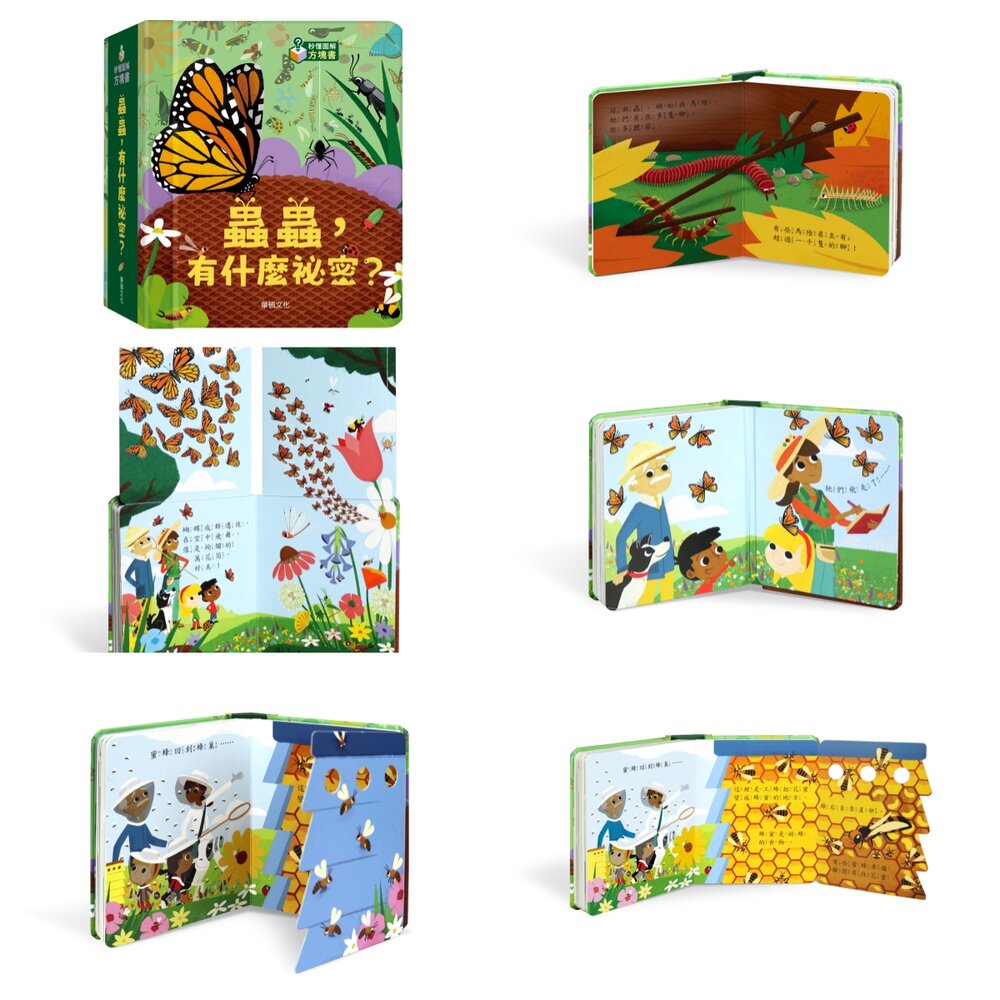 媽媽買 秒懂圖解方塊書 華碩文化 方塊書 厚紙書 遊戲書 翻翻書 繪本 童書-圖片-9