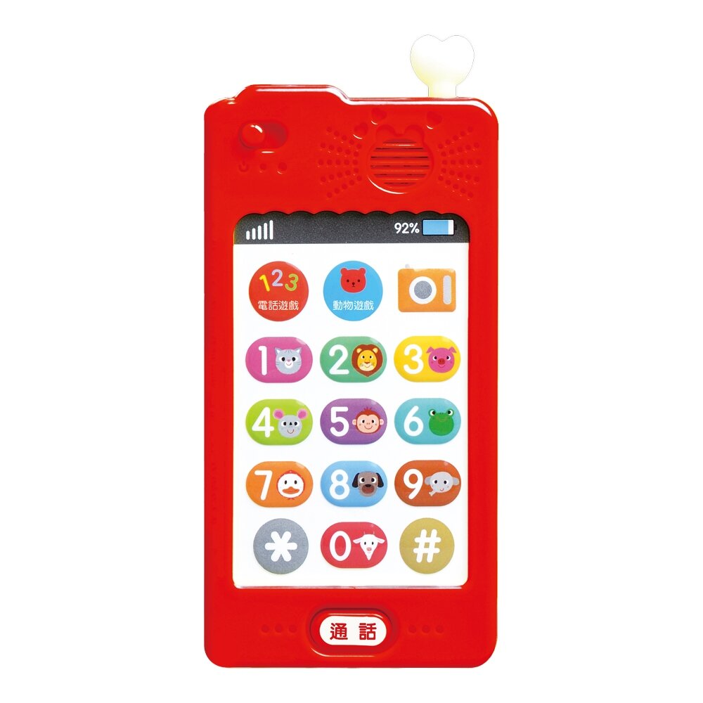 媽媽買 說話遊戲 BABY PHONE 華碩文化 厚紙書 遊戲書 玩具手機 繪本 童書-圖片-1