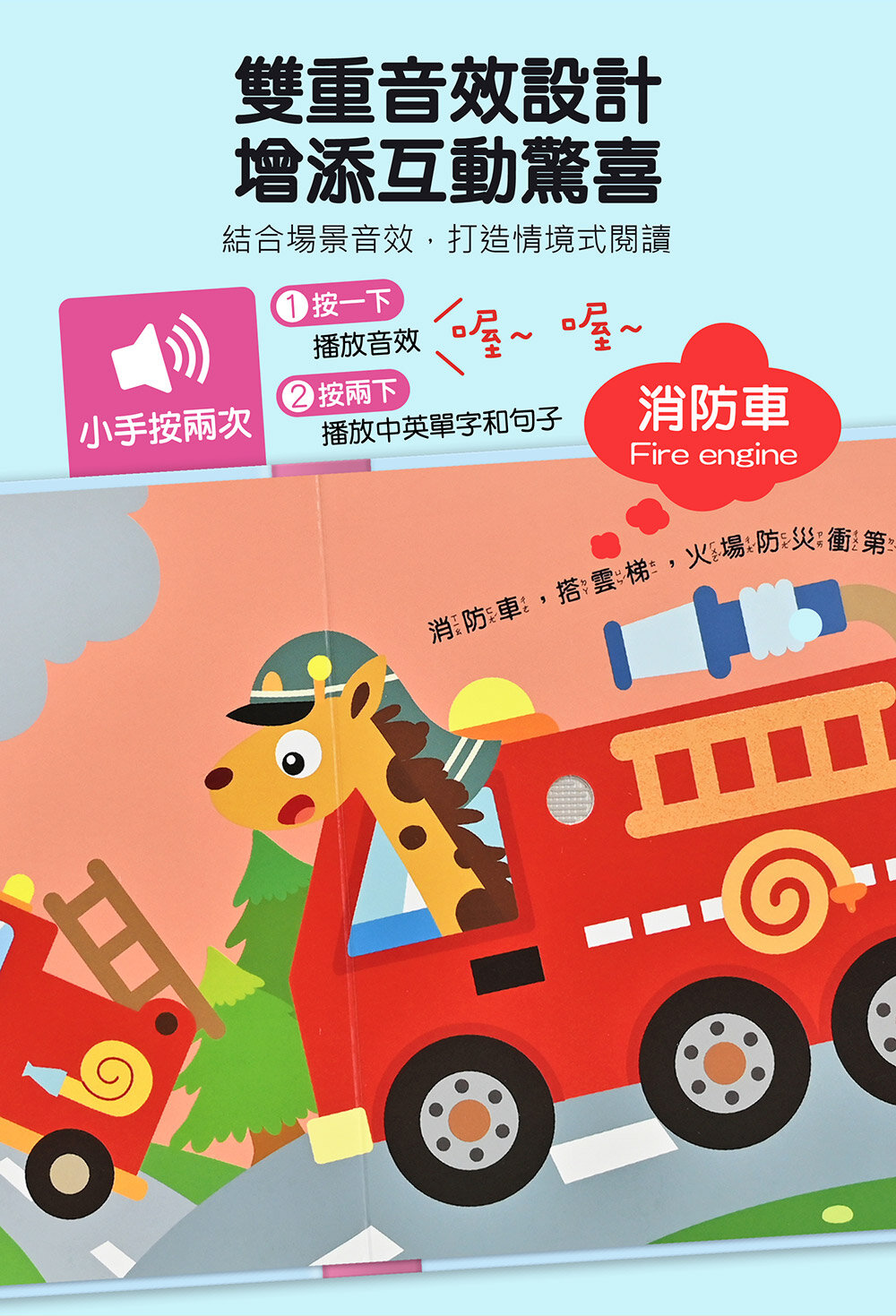 媽媽買 觸摸有聲書 這是什麼聲音 風車寶貝嬰幼兒音效書 寶寶互動書 感官書 中英雙語書 寶寶書籍推薦 0-3歲書-圖片-10