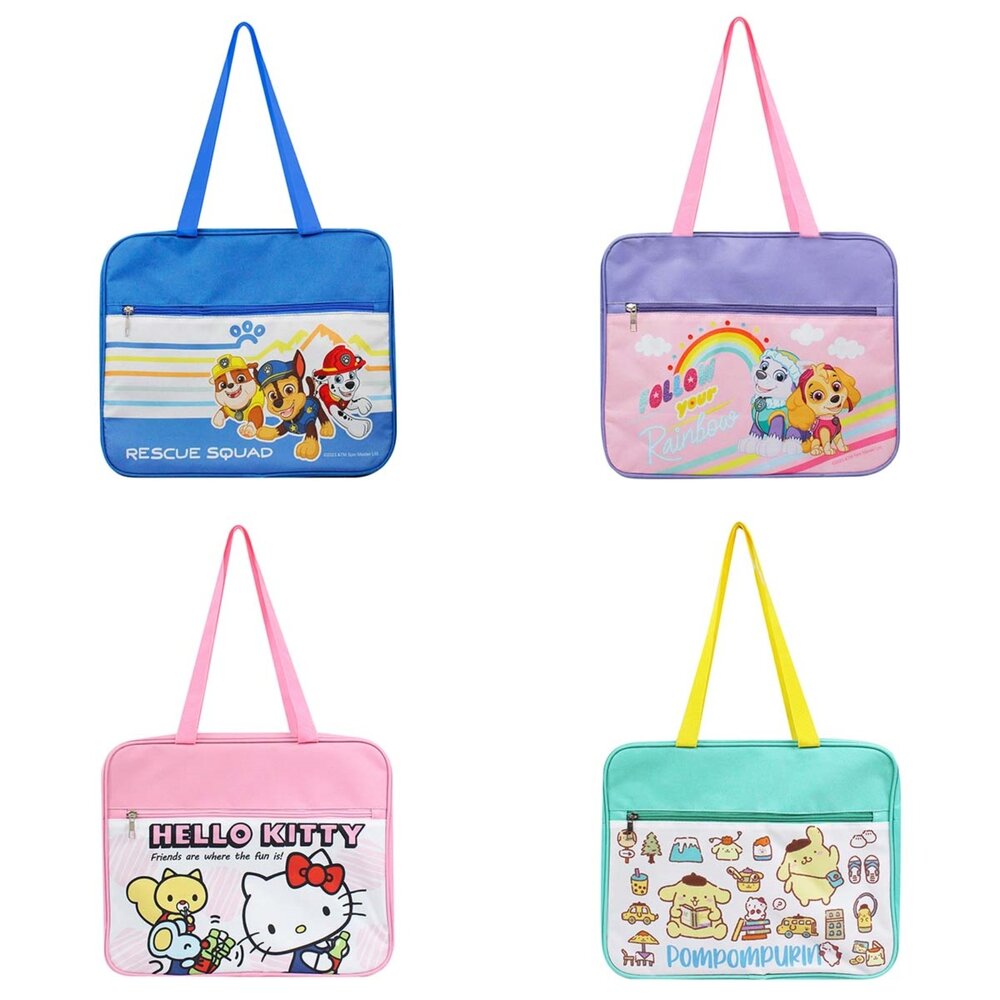 001001-媽媽買 橫式才藝袋 書袋 學習袋 卡通手提袋 兒童提袋