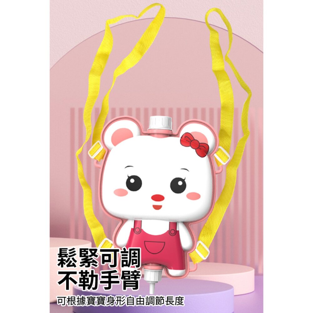 媽媽買 背包水槍 卡通水槍 兒童水槍背包 夏日玩水玩具 噴水背包玩具 小孩水槍推薦 可愛造型水槍-圖片-7