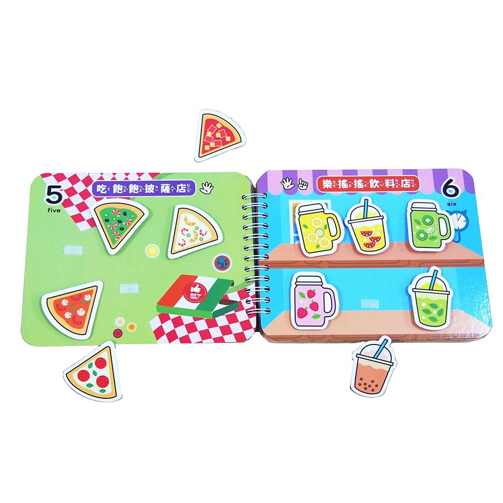 媽媽買 好好玩學習黏貼書 京采文教 幼兒貼紙書 分類配對遊戲 學齡前認知書 幼兒操作書-圖片-2