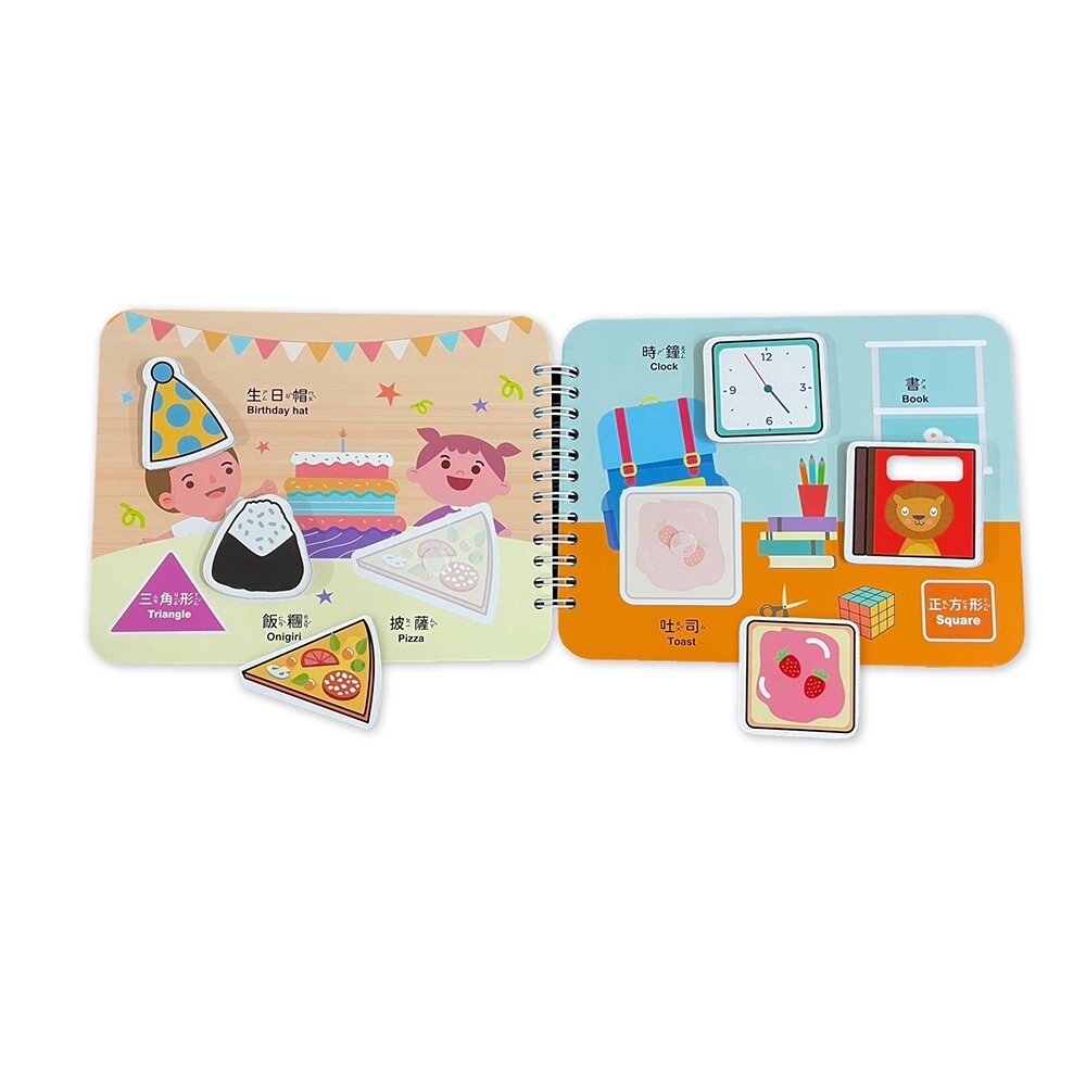 媽媽買 好好玩學習黏貼書 京采文教 幼兒貼紙書 分類配對遊戲 學齡前認知書 幼兒操作書-圖片-3