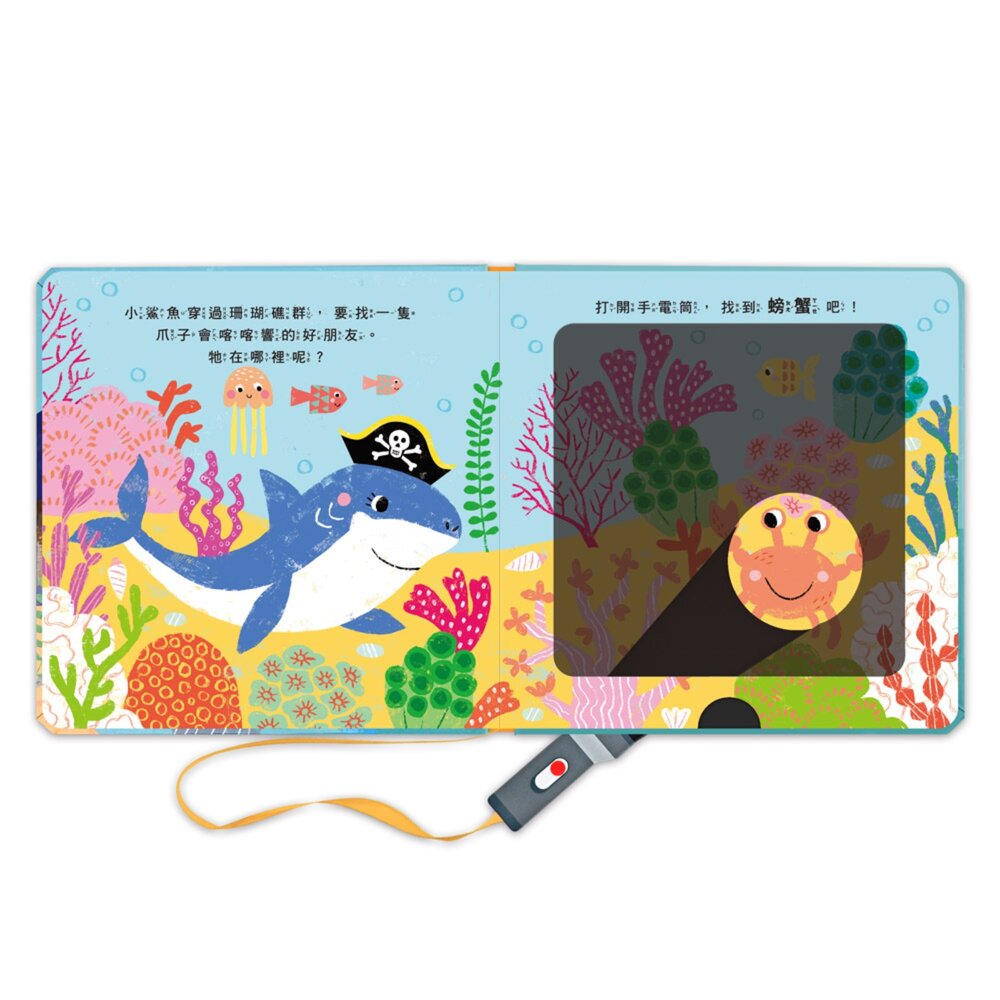 媽媽買 神奇探索遊戲書 風車寶貝 手電筒遊戲書 找找看遊戲書 幼兒互動書 幼兒探索書 紙手電筒書-圖片-7