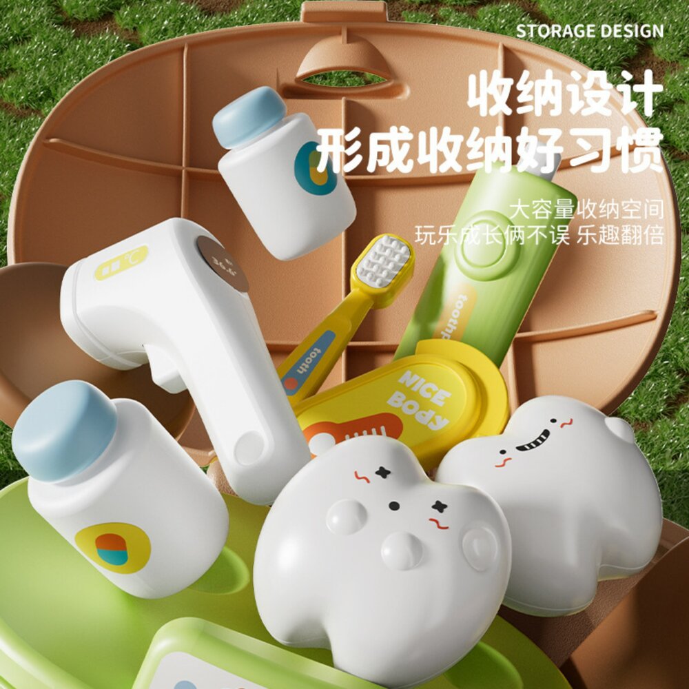 媽媽買 動物過家家 角色扮演玩具 過家家玩具 背包玩具 扮家家酒-圖片-3