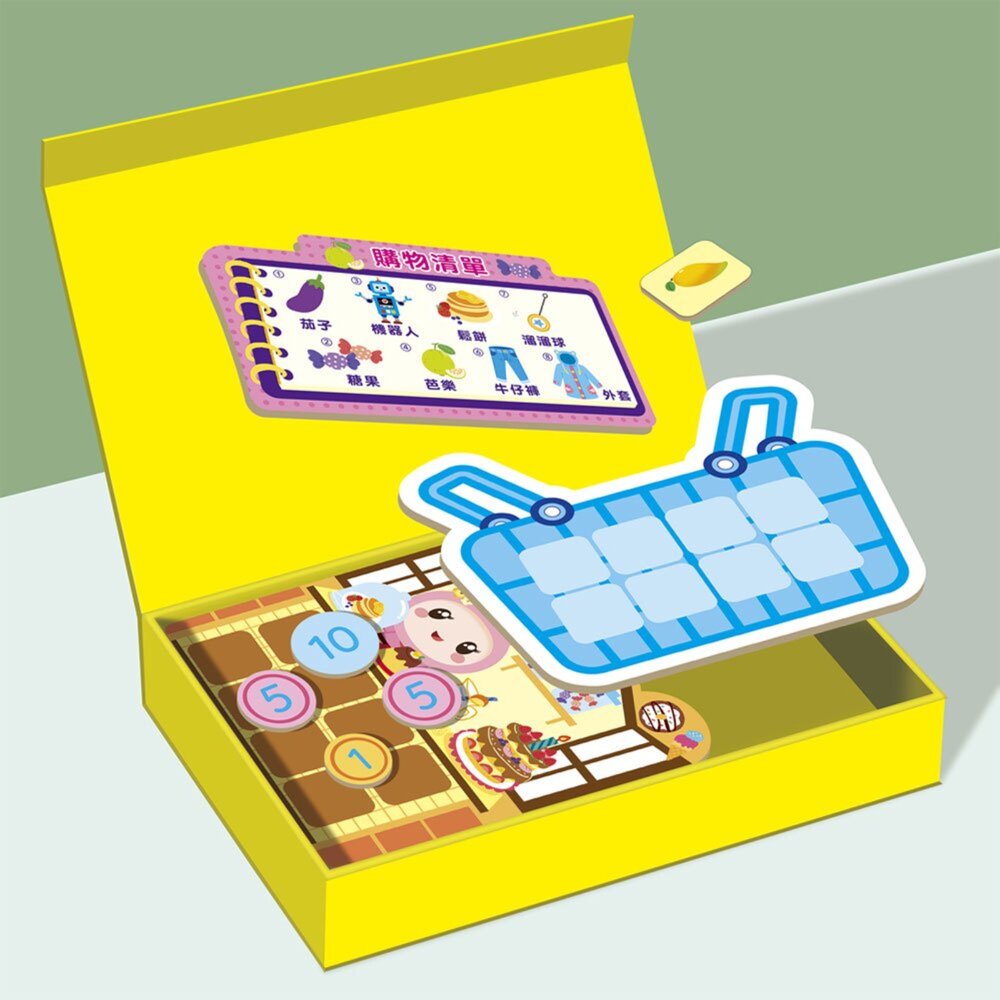 媽媽買 算術桌遊組 幼福文化 認識錢幣 錢幣算術 算術桌遊 幼兒加減 生活數感-圖片-2
