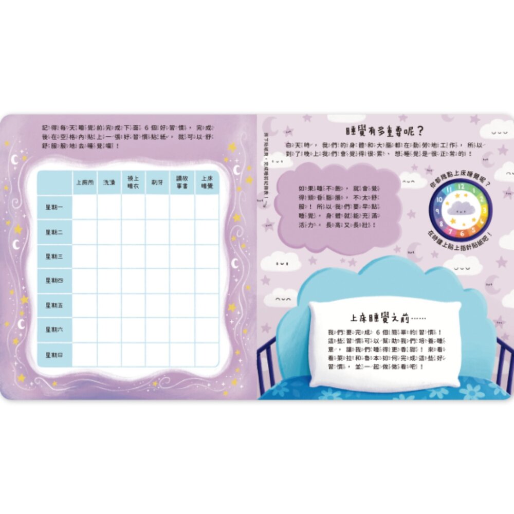 媽媽買 晚安!我的睡前好習慣 禾流文創 睡前故事書 睡前習慣養成 睡前儀式書 睡前互動繪本 寶寶睡前儀式-圖片-1