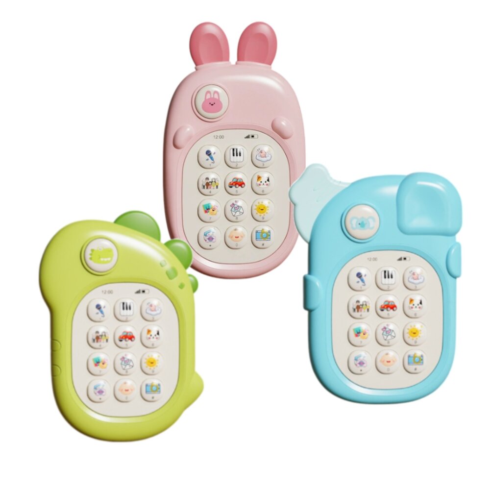 媽媽買 雙語手機玩具 兒童仿真手機 嬰兒學習手機 寶寶電話玩具 寶寶語音手機-圖片-4
