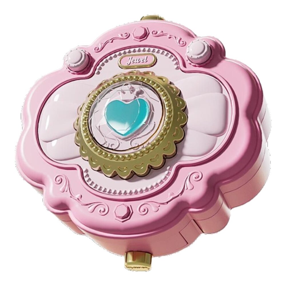 媽媽買 DIY魔法咕卡首飾盒 公主玩具 女孩禮物 益智手工玩具、夢幻化妝盒 兒童收納盒 角色扮演 公主扮家家酒 創意手作-圖片-4