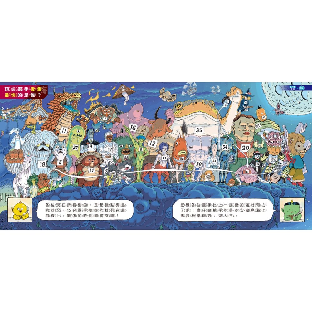 媽媽買 鬼島海上馬拉松 球球館 兒童繪本  搞笑故事書  語言表達力 幼兒想像力 親子共讀 3-8 歲-圖片-3