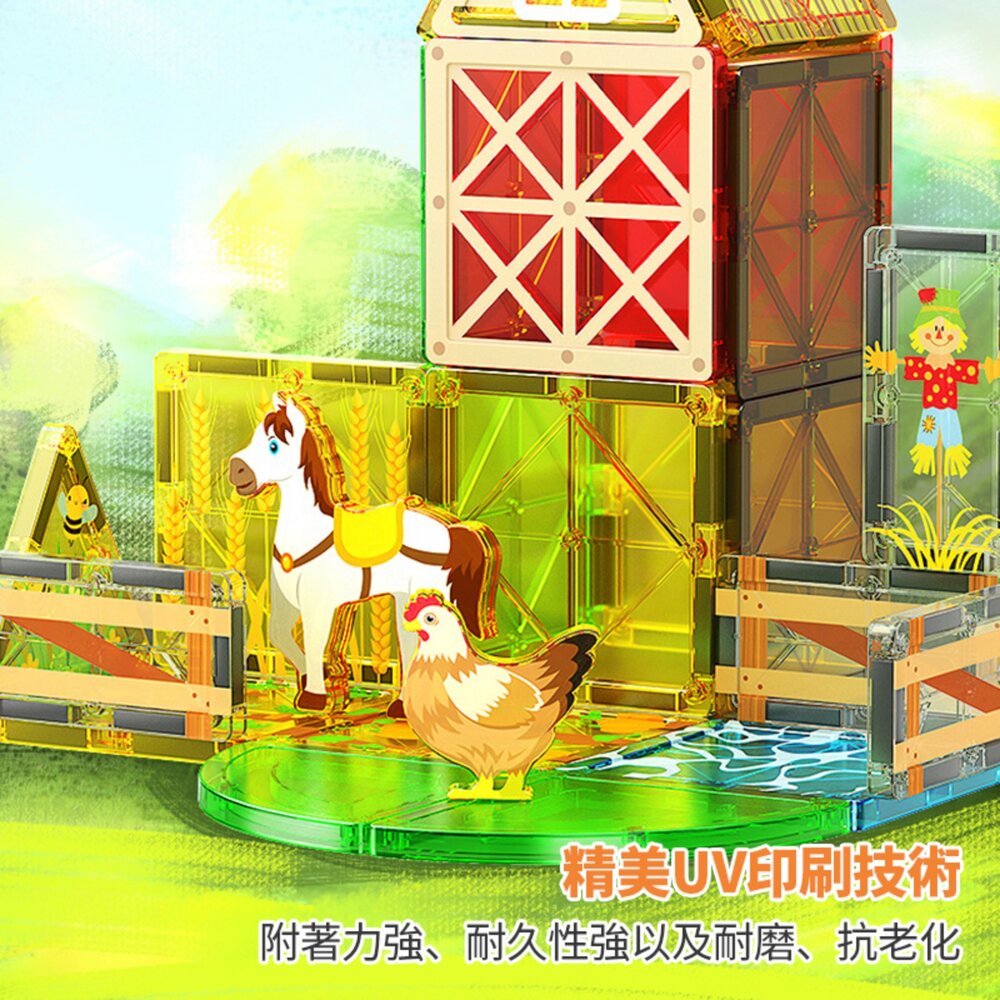 媽媽買 主題磁力片 磁力片 益智玩具 STEAM 玩具 幼兒積木 拼搭磁力積木 早教玩具 親子互動-圖片-2