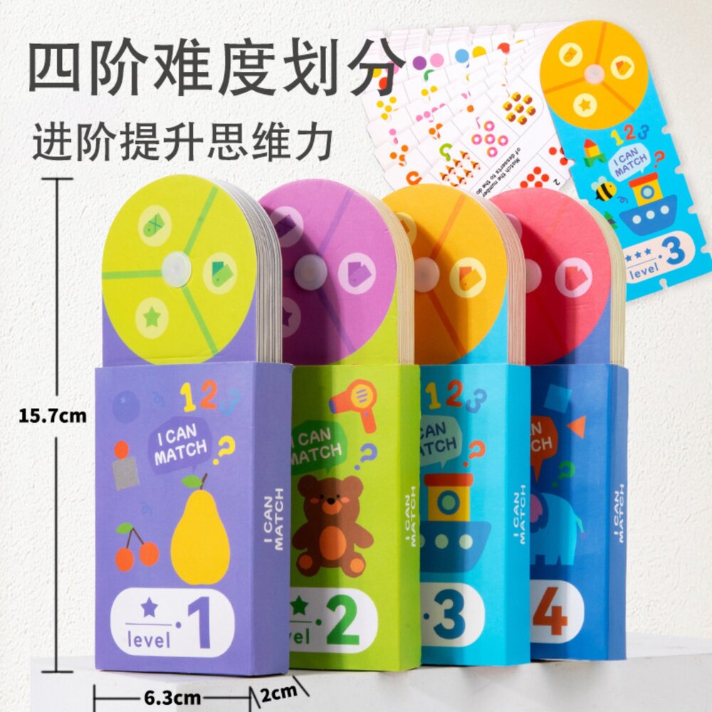 媽媽買 繞線思維卡 遊戲繞線解題 配對遊戲 益智卡片 手眼協調 邏輯訓練 分類學習 數學啟蒙 隨身益智玩具 親子互動-圖片-2
