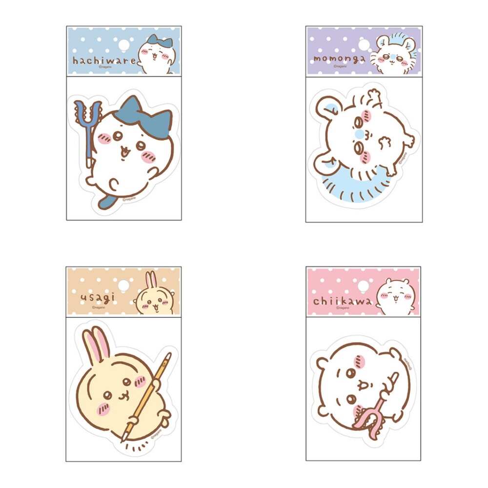 001160-媽媽買 造型貼紙 吉伊卡哇 貓福珊迪可愛角色手帳貼紙 文具收藏 裝飾禮物 台灣製造 正版授權