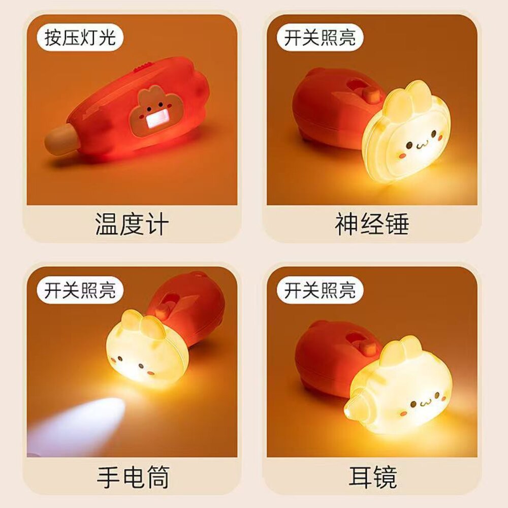 媽媽買 聲光醫生玩具 萌兔豪華醫護手提箱 全套收納 牙醫主題 3歲+ 兒童家家酒-圖片-7