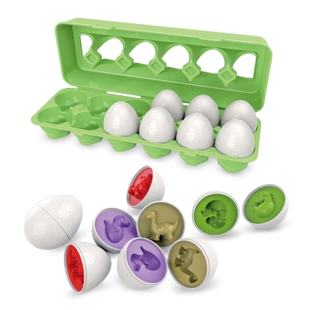 幼兒配對蛋玩具 形狀數字英文字母動物恐龍表情蛋 蒙特梭利益智玩具 早教啟蒙 手眼協調 親子互動 台灣現貨-圖片-4