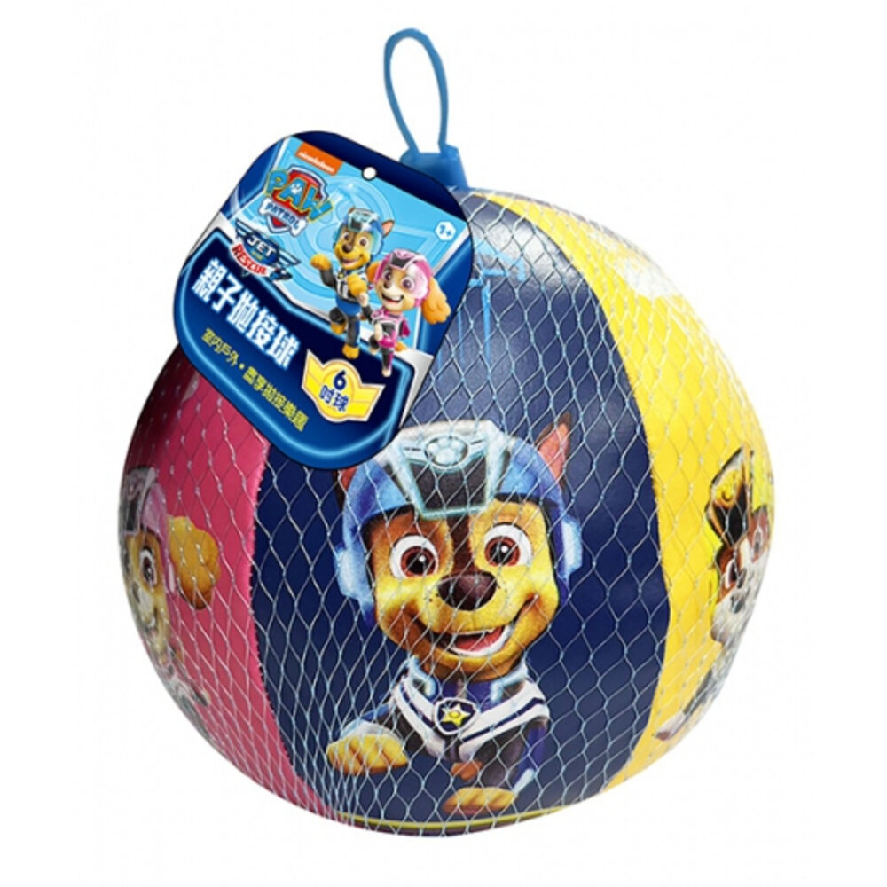 親子拋接球 京甫 正版授權 6吋軟式安全球 ST檢驗合格 冰雪奇緣 碰碰狐 汪汪隊 波力 幼兒手眼協調玩具-圖片-4