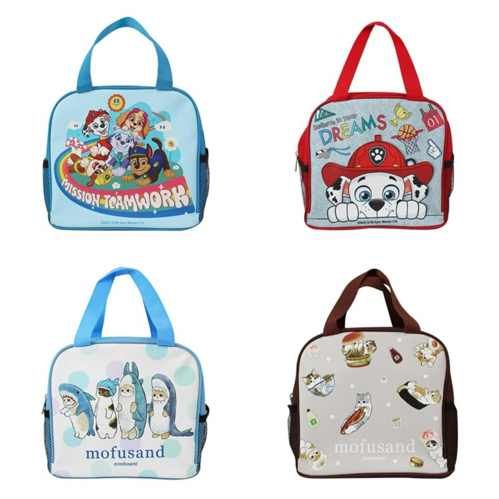 251114041432-媽媽買 雙網便當袋 巧虎 佩佩豬 汪汪隊立大功 吉伊卡哇 貓福珊迪 卡娜赫拉的小動物 三麗鷗 餐具袋