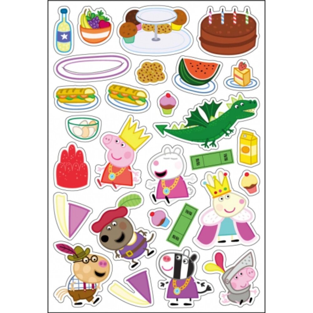 媽媽買 小小創作家 京甫 碰碰狐 粉紅豬小妹 DIY 創意手作書 200材質免裁切素材 親子互動 手作場景組 台灣現貨-圖片-5