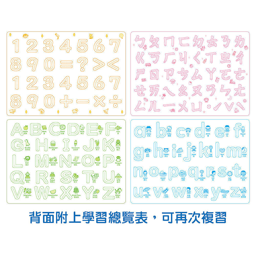 媽媽買 磁鐵學習貼 學一學系列 123 ㄅㄆㄇ ABC abc 幼兒磁性字母數字 早教語文啟蒙 冰箱磁貼 教具台灣現貨-圖片-2