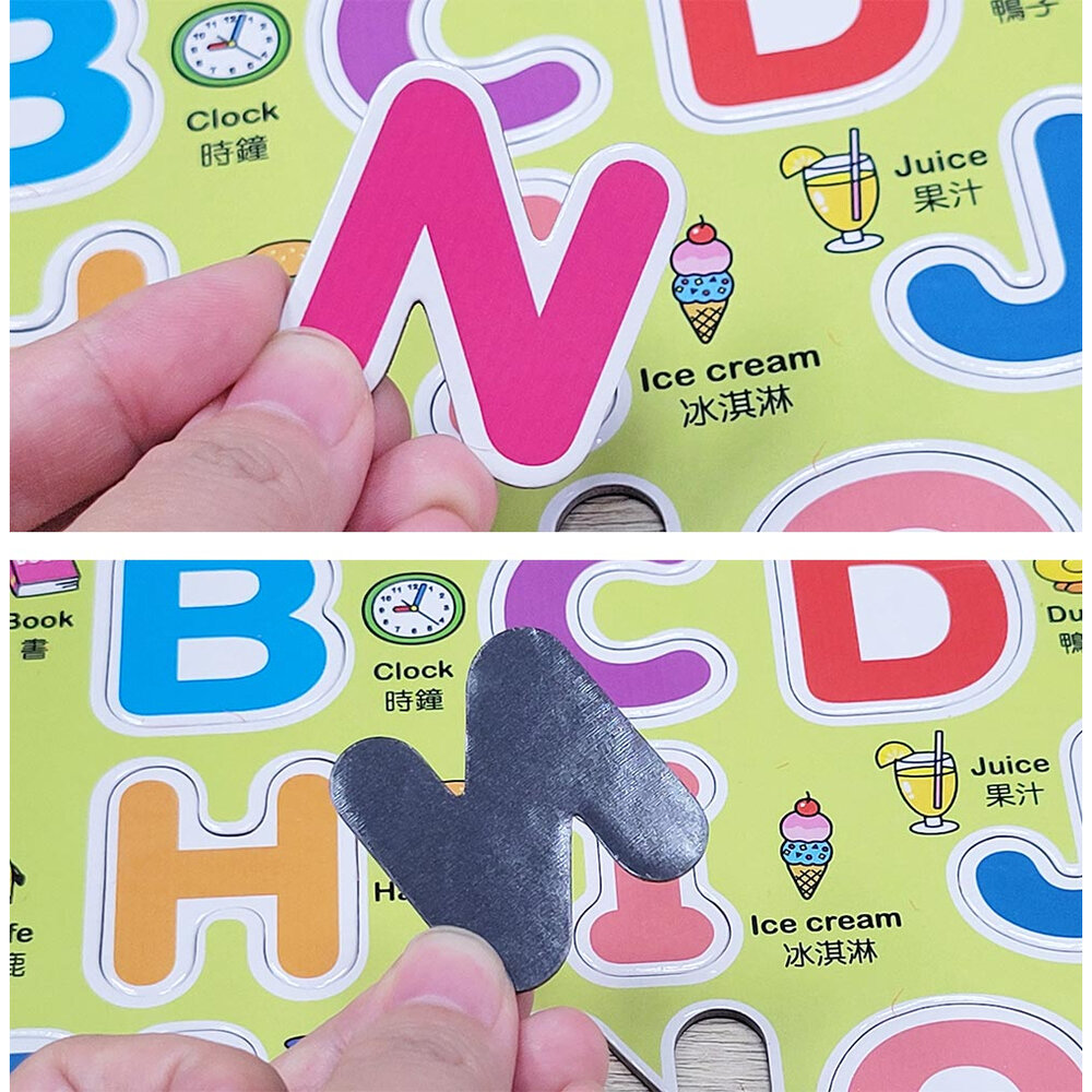 媽媽買 磁鐵學習貼 學一學系列 123 ㄅㄆㄇ ABC abc 幼兒磁性字母數字 早教語文啟蒙 冰箱磁貼 教具台灣現貨-圖片-3