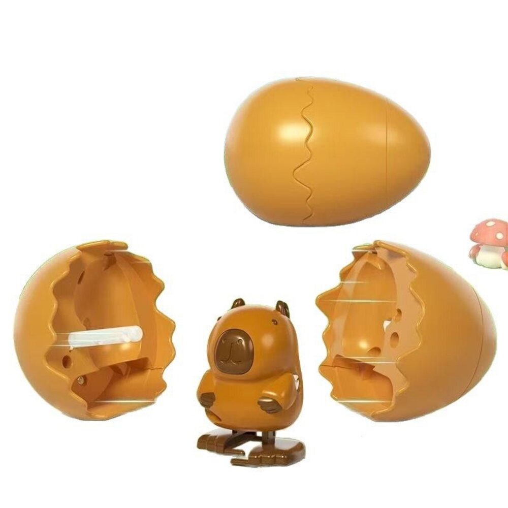 破殼小萌獸 扭蛋玩具 任選款 企鵝小鴨水豚 驚喜彈出 潮玩公仔 兒童玩具 台灣現貨-圖片-4