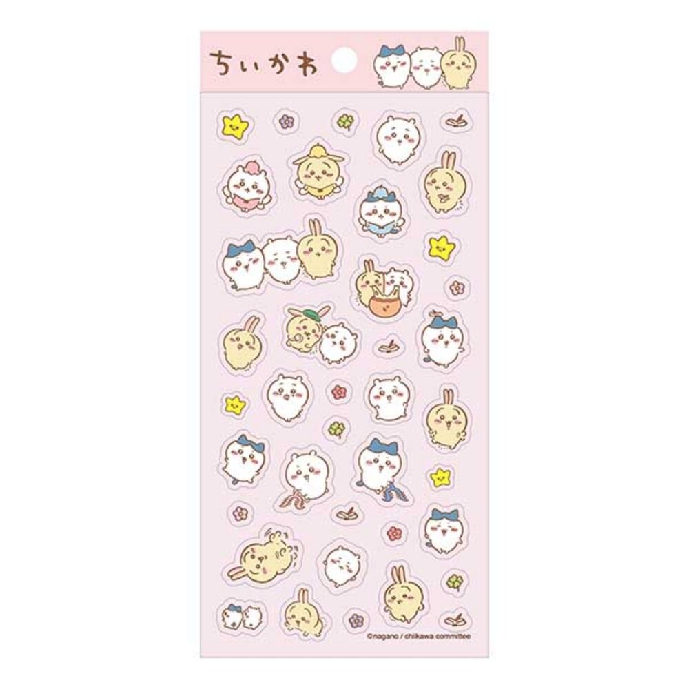 透明貼紙 正版授權 吉伊卡哇 可愛角色手帳裝飾貼 文具貼紙 多款圖案 台灣製 兒童貼紙-圖片-2