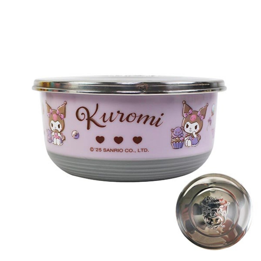 立體不鏽鋼餐碗 420ml 304不鏽鋼 卡通浮雕碗蓋 防燙耐用 好清洗 兒童餐碗 吃飯碗-圖片-2