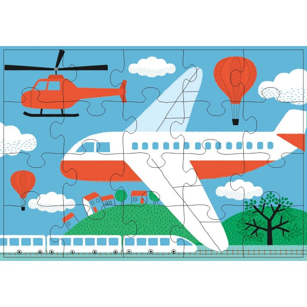 幼兒階梯拼圖 幼福文化 分階拼圖2-36片 可愛動物童話交通 寶寶啟蒙拼圖 手眼協調益智玩具 兒童拼圖 台灣現貨-圖片-5