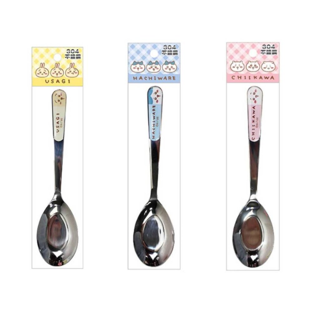 媽媽買 角落 麵包超人 佩佩豬 拉拉熊 KT 美樂蒂 布丁狗 蠟筆小新 迪士尼 卡娜赫拉 貓福 可愛不鏽鋼 湯匙 筷子-圖片-1