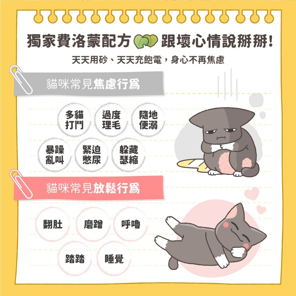 (195免運) 怪獸部落 LitoMon 費洛蒙紓壓 快樂貓砂 豆腐砂 礦砂 費洛蒙貓砂 砂子 貓 貓砂毛掌櫃寵物店-圖片-2