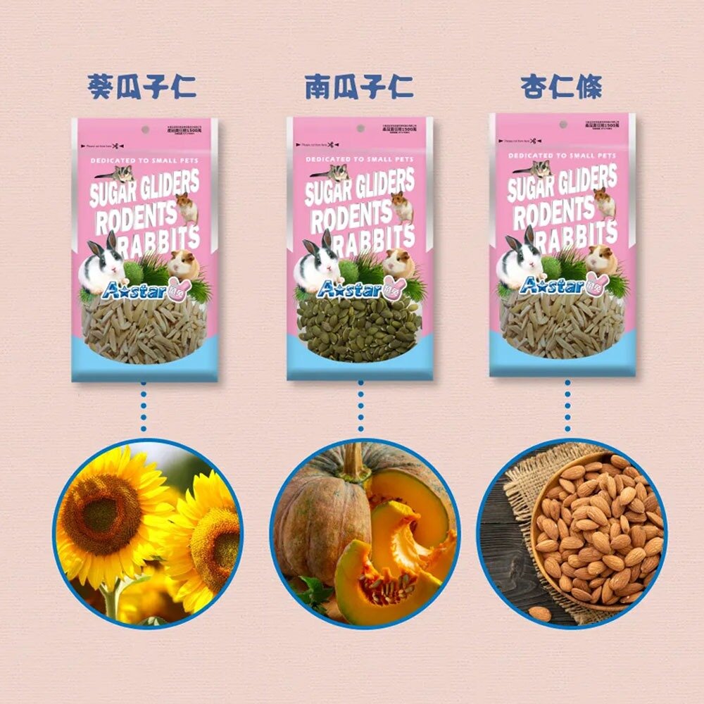 阿曼特 AM-575 無鹽無調味 鼠用零食 鼠兔 鱈魚細絲 棉花糖 小魚乾 老鼠 兔子 小寵零食 小動物零食毛掌櫃寵物店-圖片-5