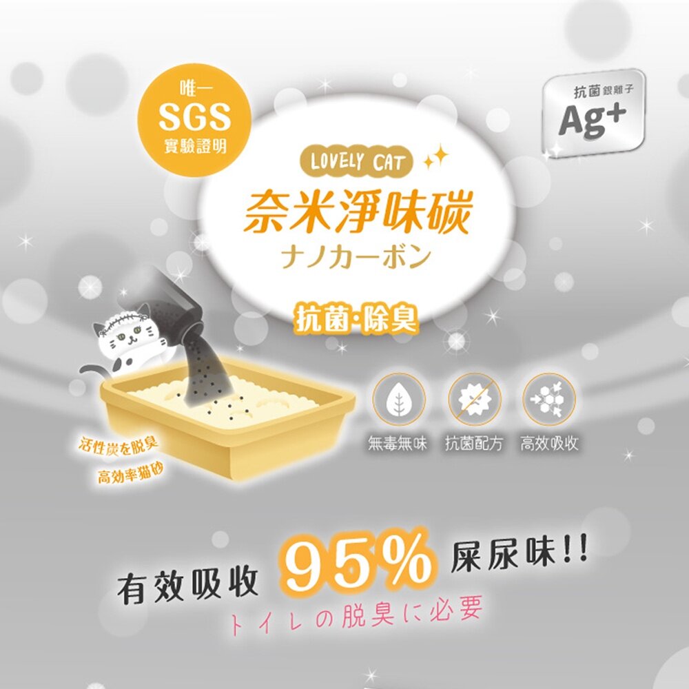 奈米淨味除臭活性碳 除臭貓碳 居家用品毛掌櫃寵物店-圖片-1