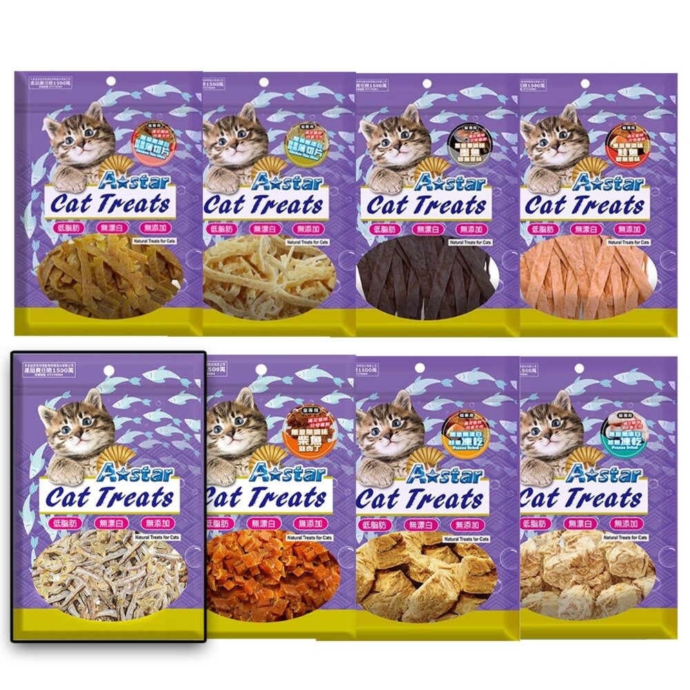 15768430251-Astar AM 阿曼特 貓專用零食 鱈魚香絲 小魚乾 AM-326 331 375 貓零食毛掌櫃寵物店