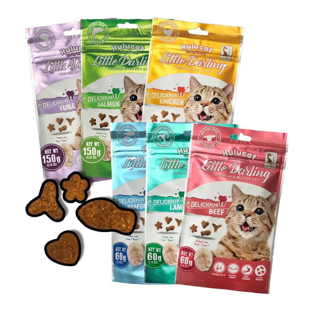 16634566639-Hulucat 卡滋化毛潔牙餅 卡茲 貓脆餅 貓餅乾 貓點心 貓 貓零食毛掌櫃寵物店