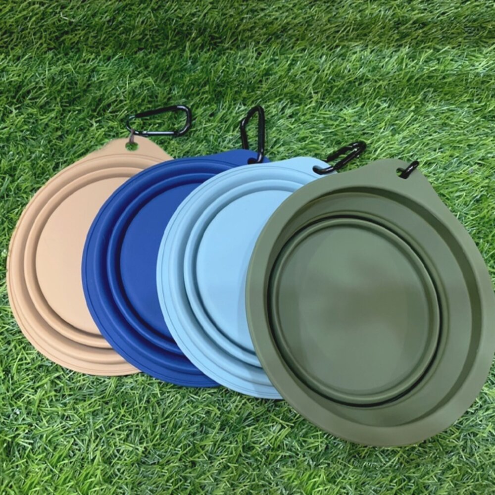 16780023551-Outdoor 外出摺疊碗 摺疊碗 寵物碗 露營 碗 飼料碗 外出毛掌櫃寵物店