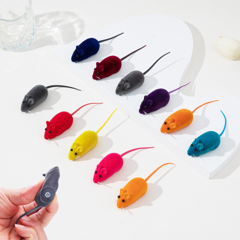 寵物發聲玩具 會叫的老鼠 老鼠 貓玩具 狗玩具毛掌櫃寵物店-圖片-5