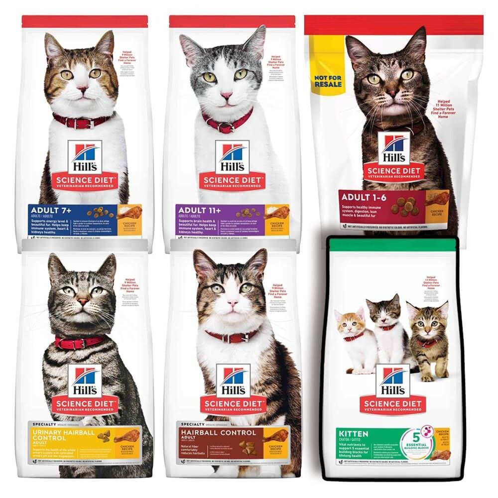 18695891098-希爾思 貓飼料 Hill's 成貓 幼貓 老貓 完美消化 雞肉特調 貓糧毛掌櫃寵物店