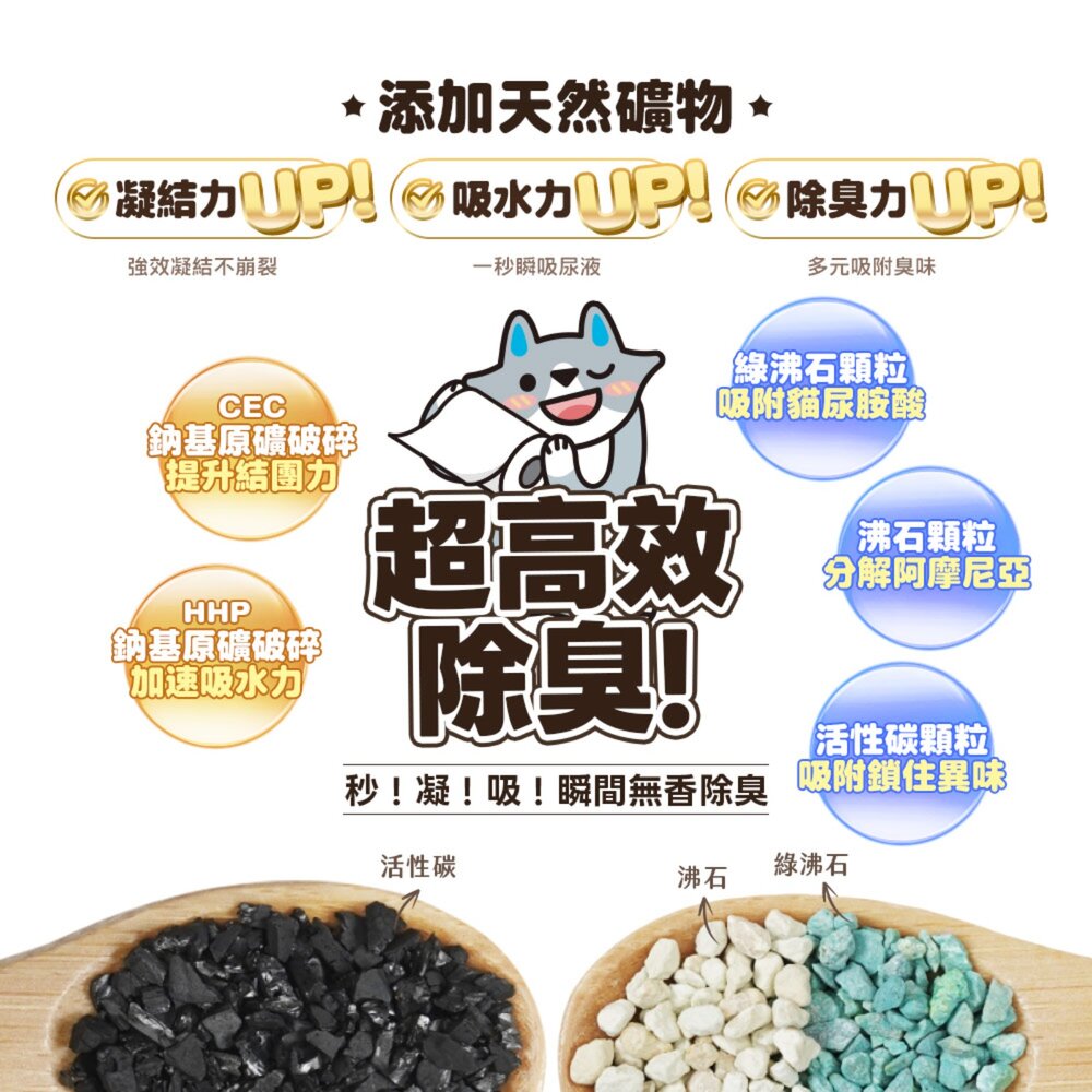 臭味滾 礦砂 貓砂 臭味滾貓砂 臭味滾礦砂 除臭礦砂 臭味滾無香除臭瞬吸礦砂 貓沙毛掌櫃寵物店-圖片-3