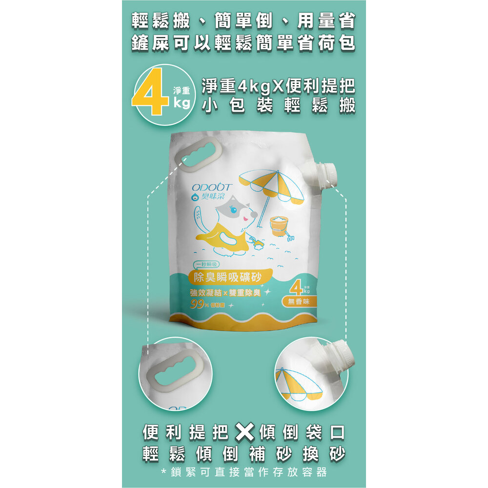 臭味滾 礦砂 貓砂 臭味滾貓砂 臭味滾礦砂 除臭礦砂 臭味滾無香除臭瞬吸礦砂 貓沙毛掌櫃寵物店-圖片-6