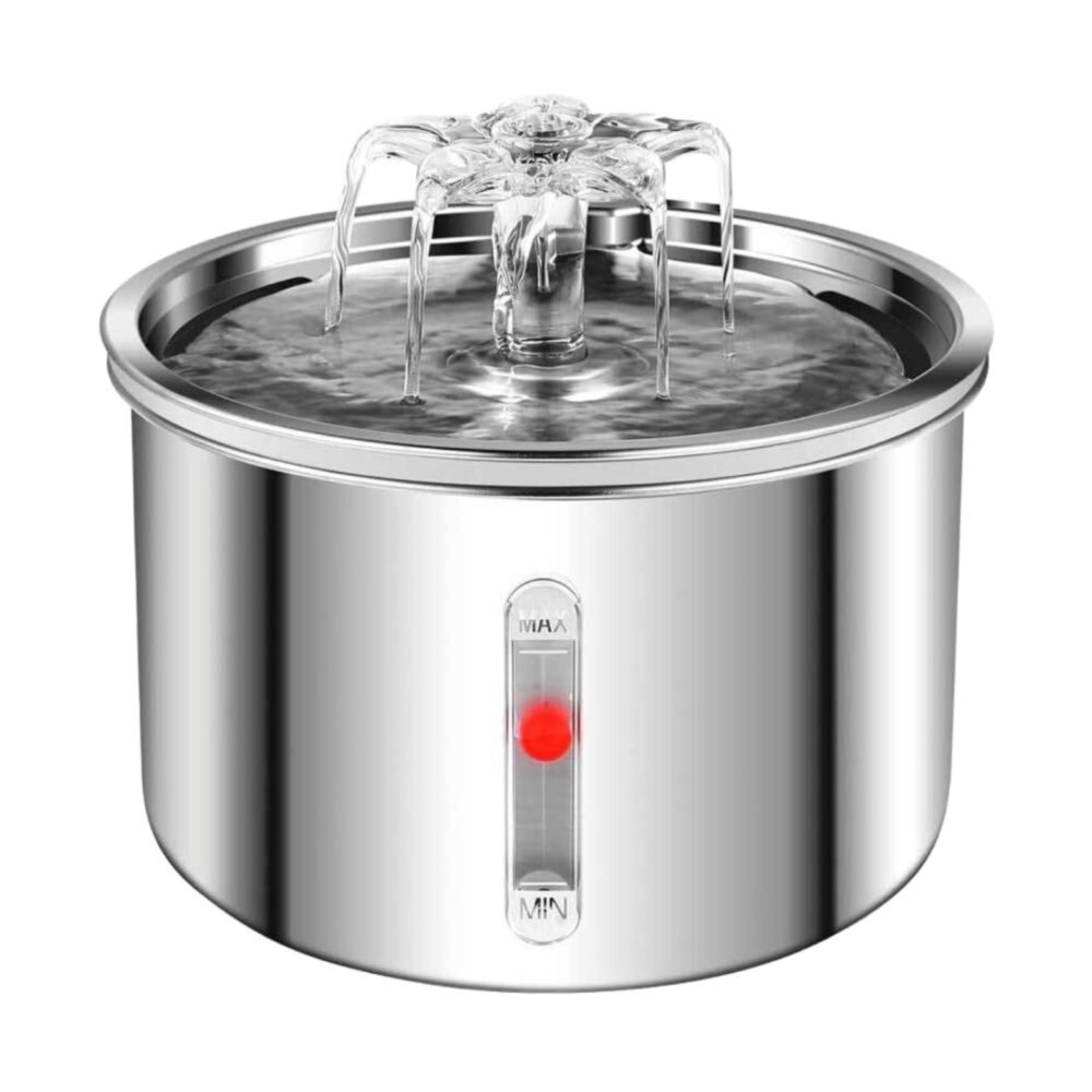 18884124511-Cooler自動飲水 花朵自動飲水器 不銹鋼 飲水器 自動飲水機 寵物飲水器 貓飲水 狗飲水毛掌櫃寵物店