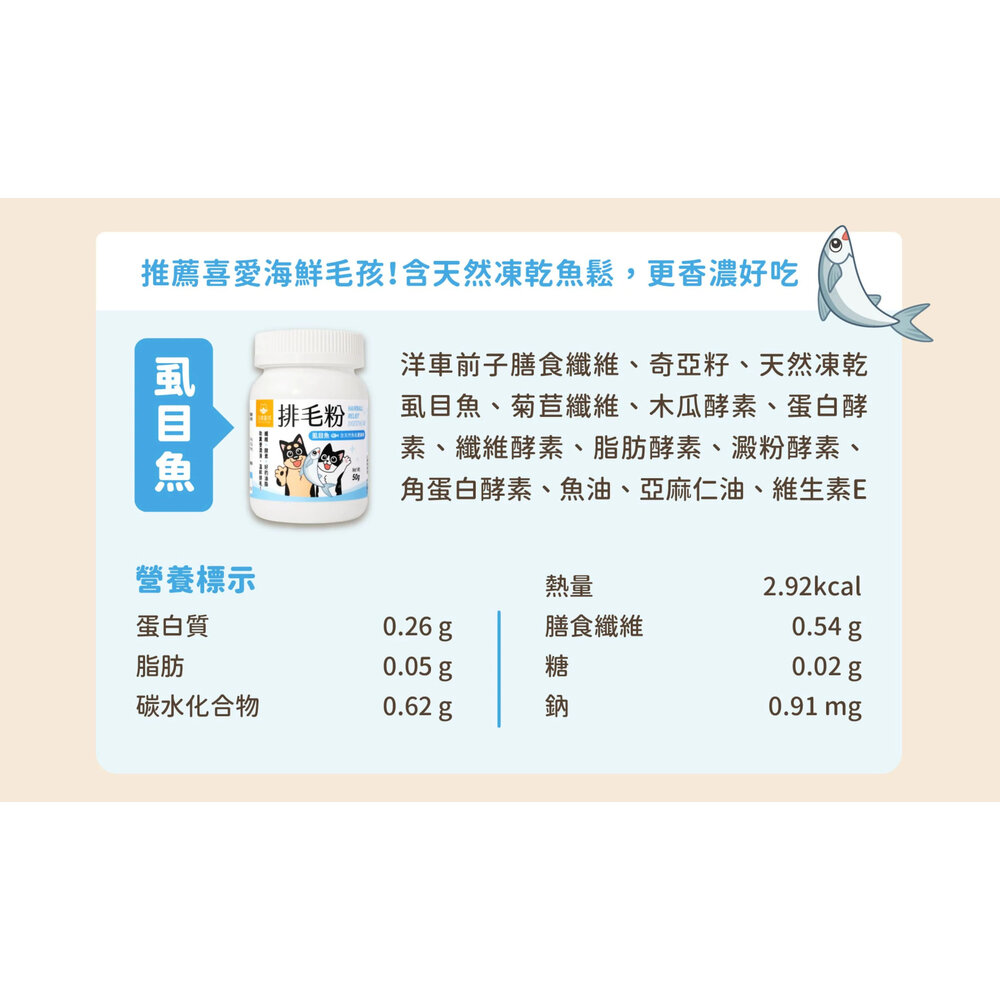 汪喵星球 排毛粉 汪喵排毛粉 化毛粉 腸胃 化毛 貓咪 保健品毛掌櫃寵物店-圖片-10