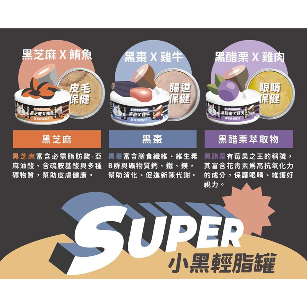 nu4PET 陪心寵糧 Super小黑輕脂犬罐 低脂罐 狗狗 狗罐頭毛掌櫃寵物店-圖片-2