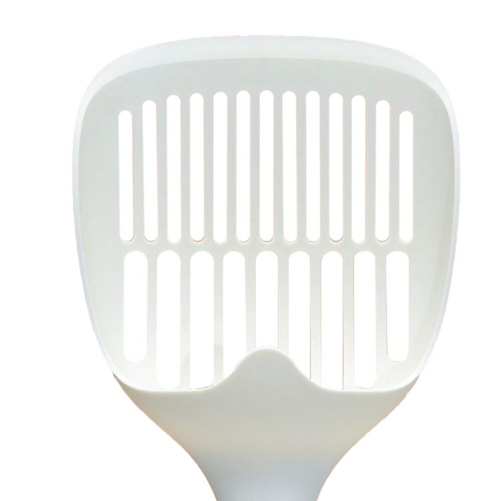 大型雪白貓砂長柄鏟 貓砂鏟 貓鏟子 便鏟 豆腐砂 砂鏟 沙鏟 貓砂盆 貓砂 好握感貓砂鏟毛掌櫃寵物店-圖片-6