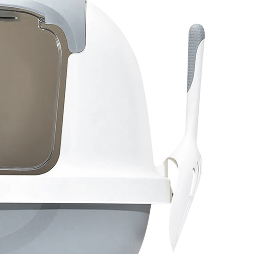 19952942715-大型雪白貓砂長柄鏟 貓砂鏟 貓鏟子 便鏟 豆腐砂 砂鏟 沙鏟 貓砂盆 貓砂毛掌櫃寵物店