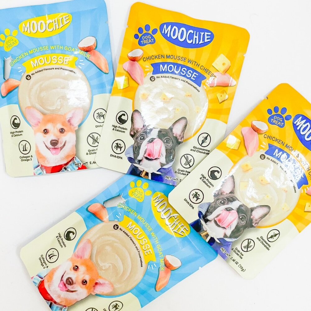 20980299290-姆吉 Moochie 犬貓美膚慕斯系列 餐包 泥狀 狗餐包 貓餐包毛掌櫃寵物店
