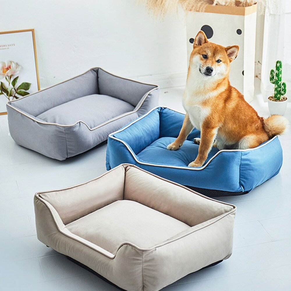 21653030217-寵物四季睡墊 單色 雙色 可拆卸 睡墊 睡床 寵物床毛掌櫃寵物店