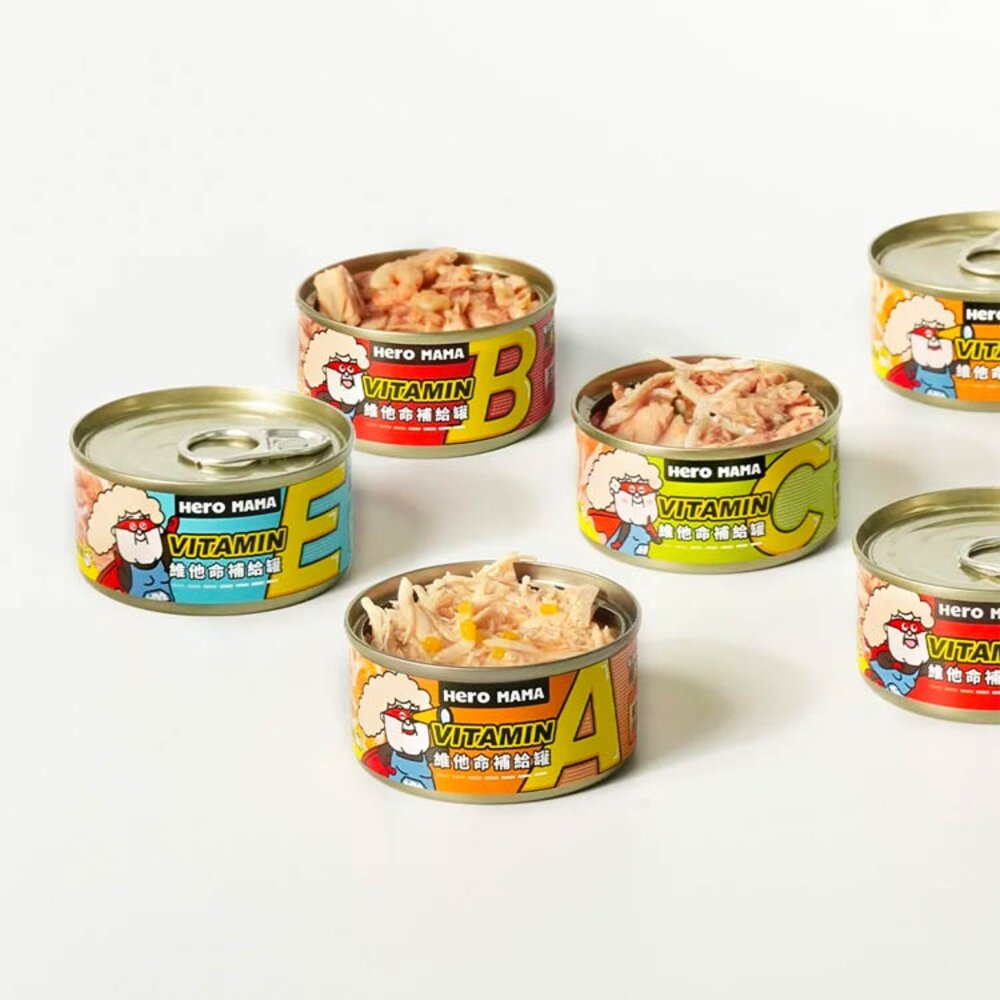 HeroMama 英雄媽 維他命補給罐 湯罐 副食罐 補水罐 貓罐頭毛掌櫃寵物店-圖片-1