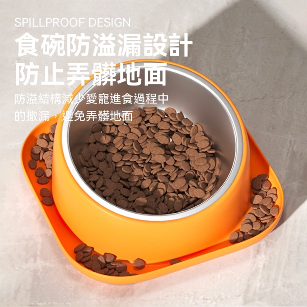 PETBOWL 斜口防蟻單盆 防蟻碗 防翻碗 不銹鋼寵物碗 碗 貓碗 狗碗 不鏽鋼碗 寵物碗毛掌櫃寵物店-圖片-6