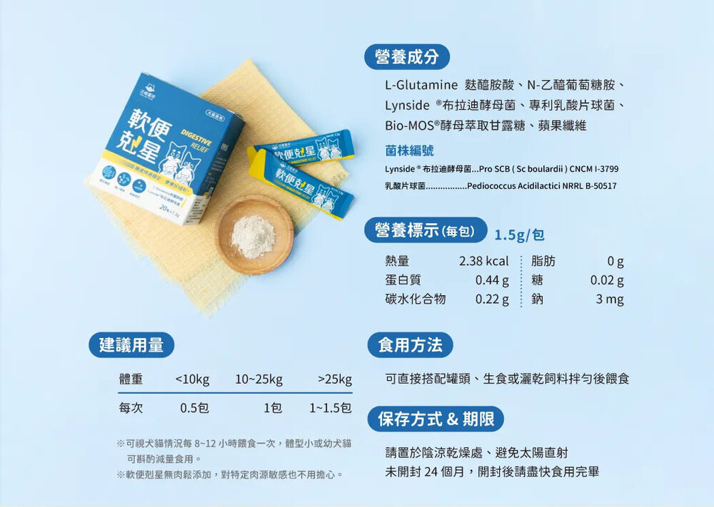 汪喵星球 單條益生菌 益生菌全品項 腸胃益生菌 皮膚益生菌 益生菌 腸胃 保健品毛掌櫃寵物店-圖片-11